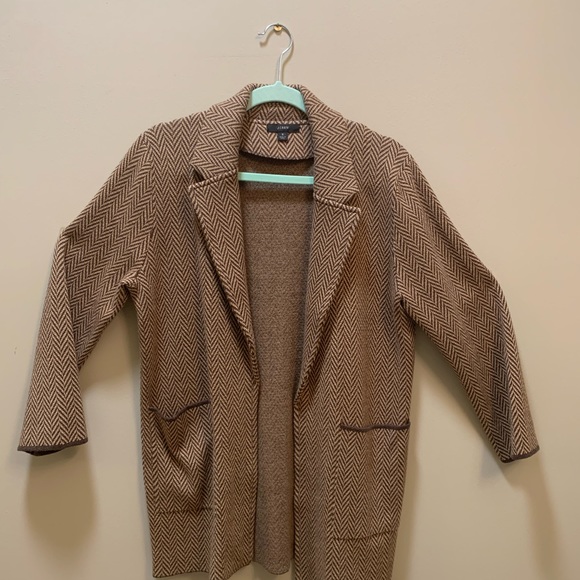 J Crew Sophie Sweater Blazer Cardigan Chevron Herringbone print - Picture 5 of 5